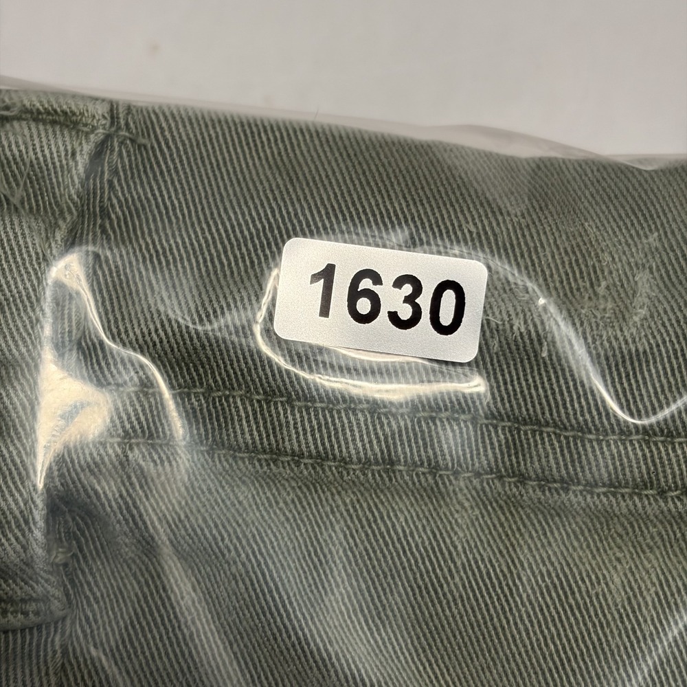 YFB Womens Y2K Olive Green Micro Mini Shorts M 29in Festival Boho Indie - Picture 9 of 10